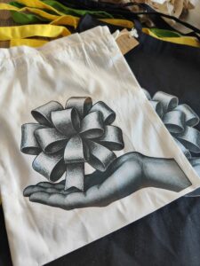 sac imprimé Main Cadeau