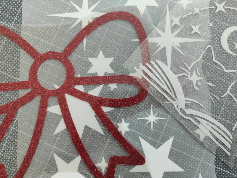 Vinyle flex — paillettes personnalisé