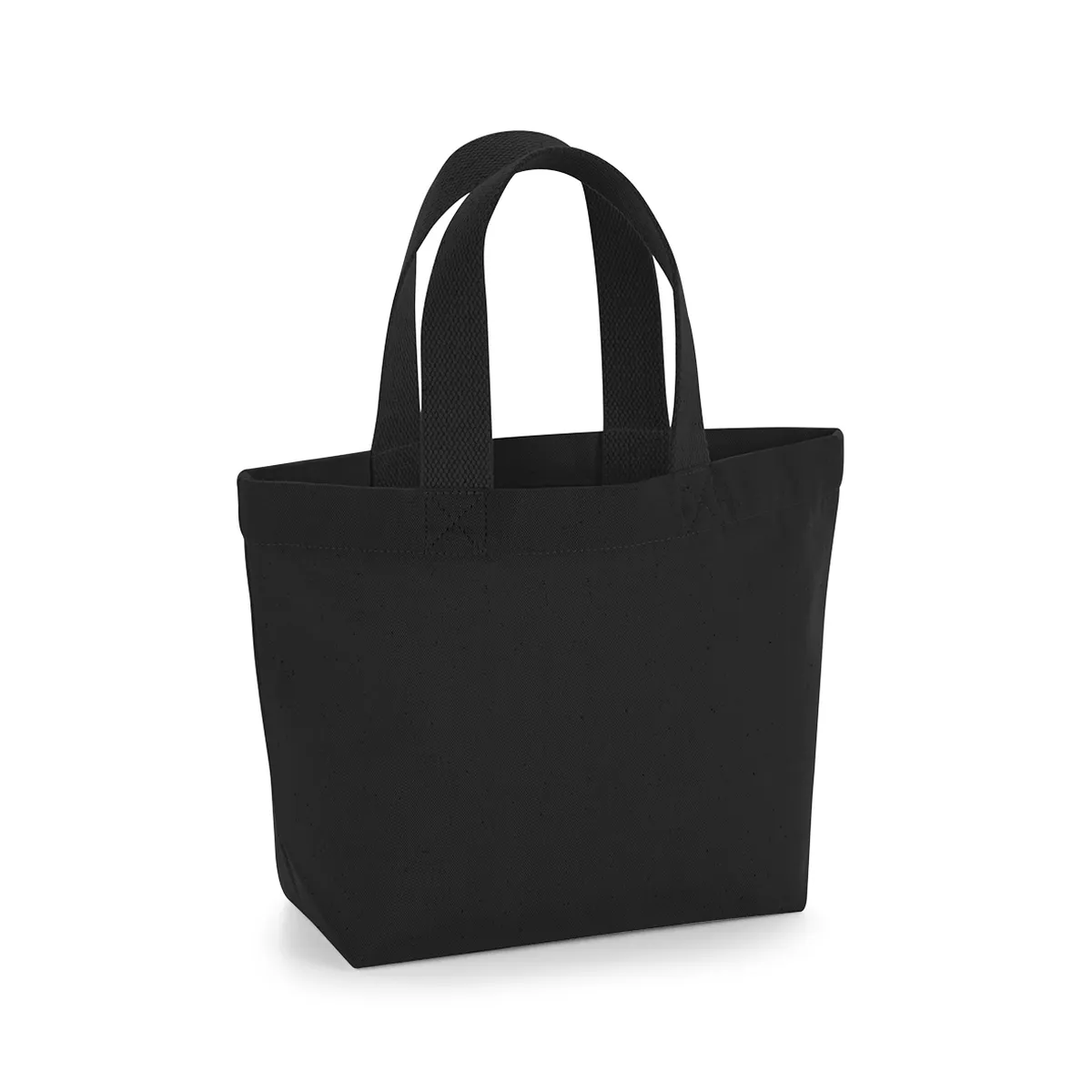 Mini tote bag bio coloris noir
