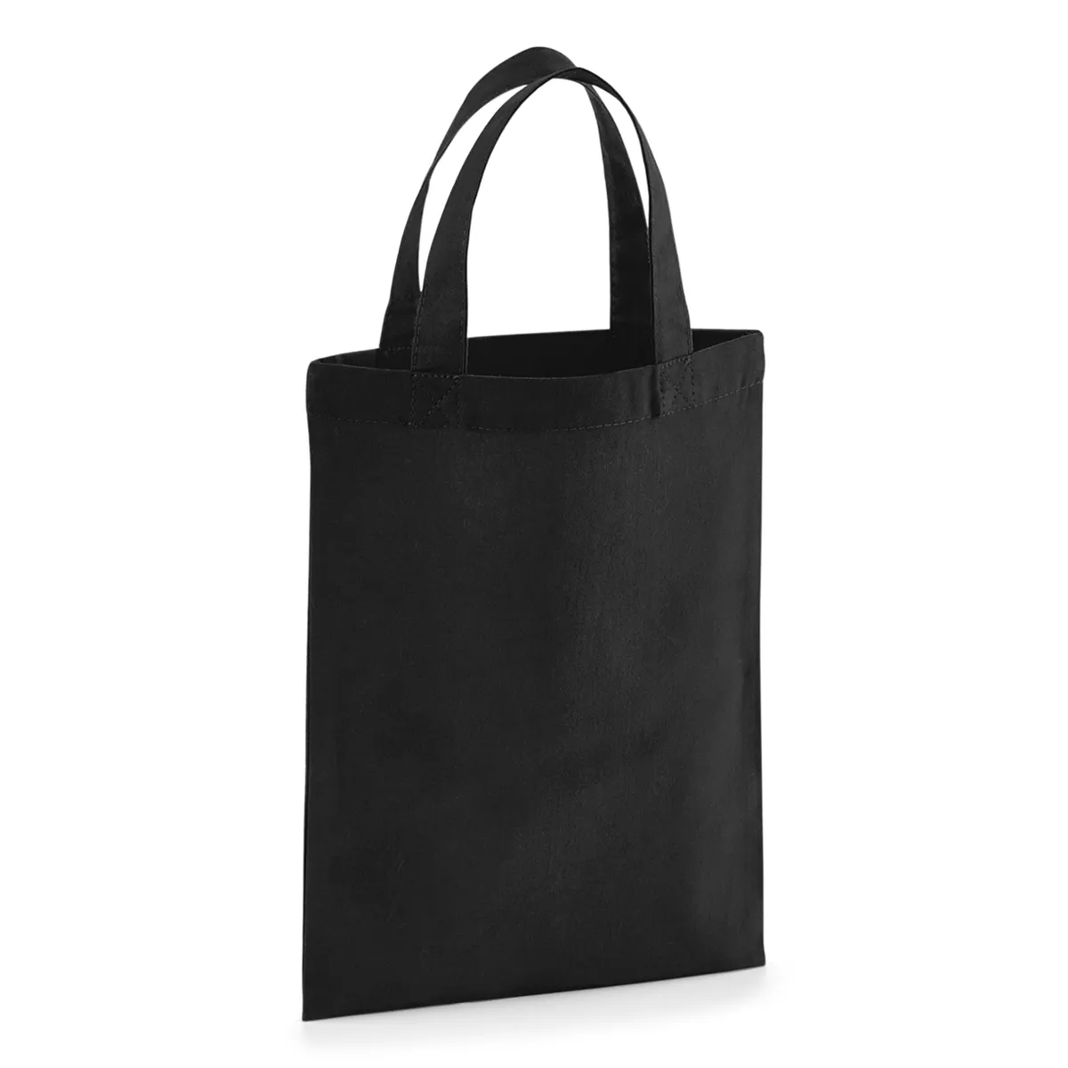 Petit tote bag coton coloris noir