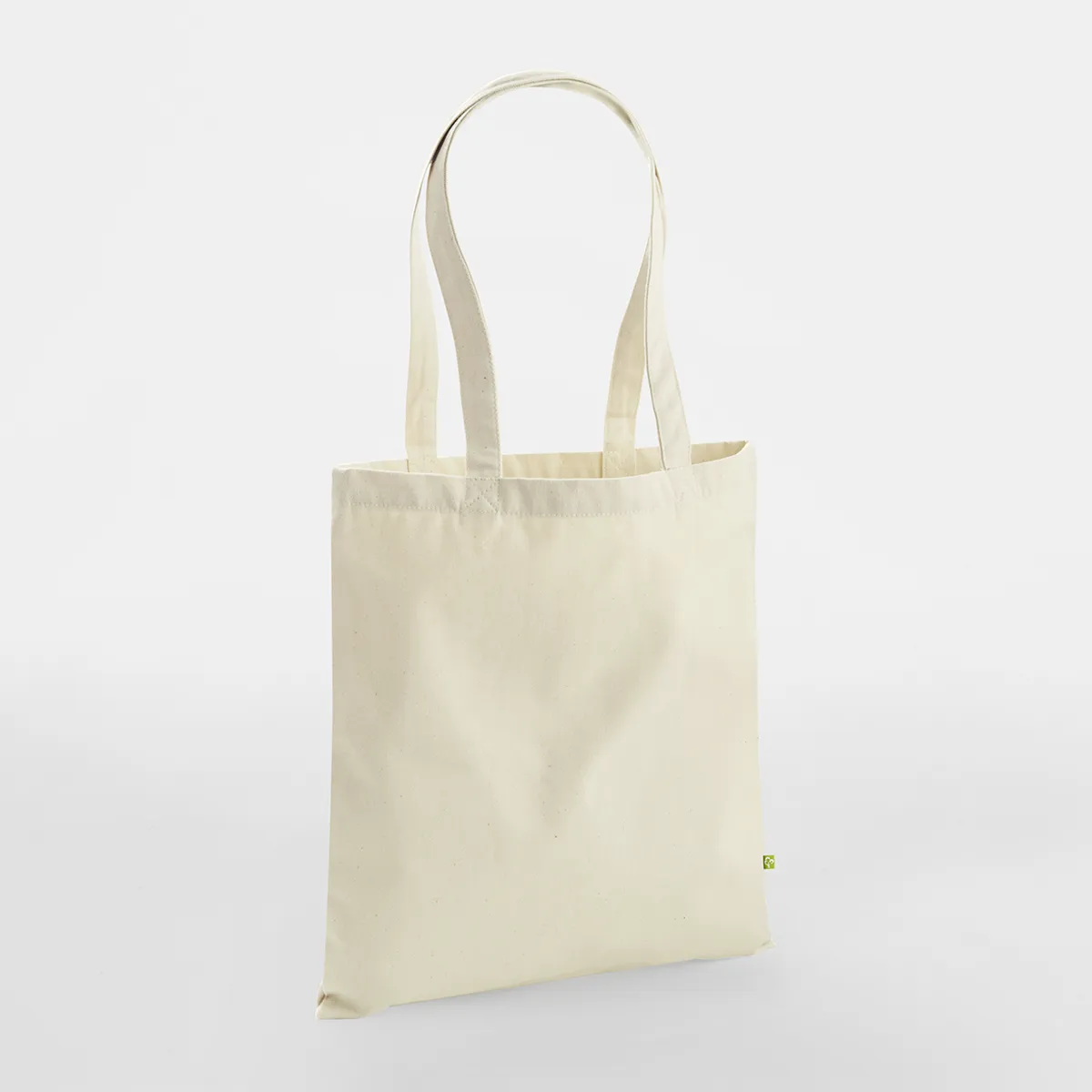 Tote bag en coton bio personnalisé, coloris naturel