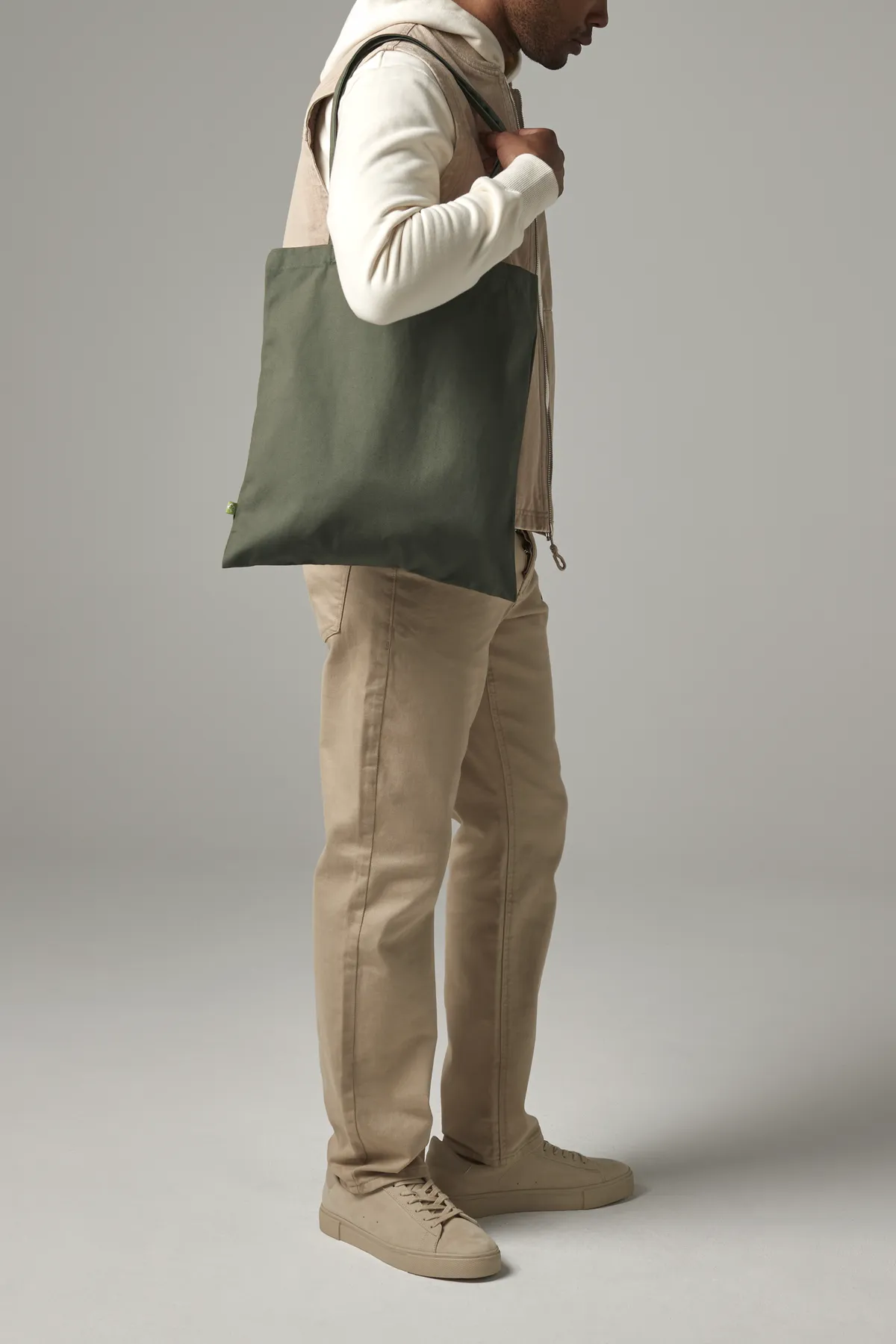Tote bag coton bio en situation