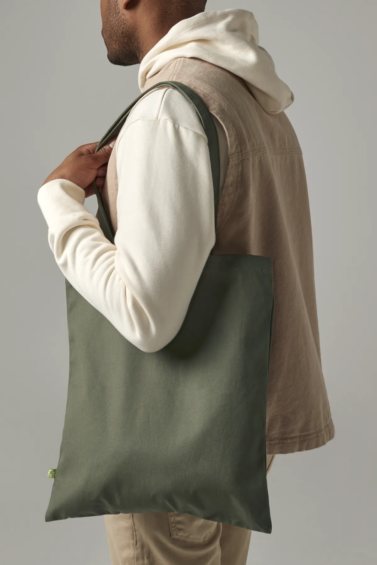 Tote bag coton bio en situation