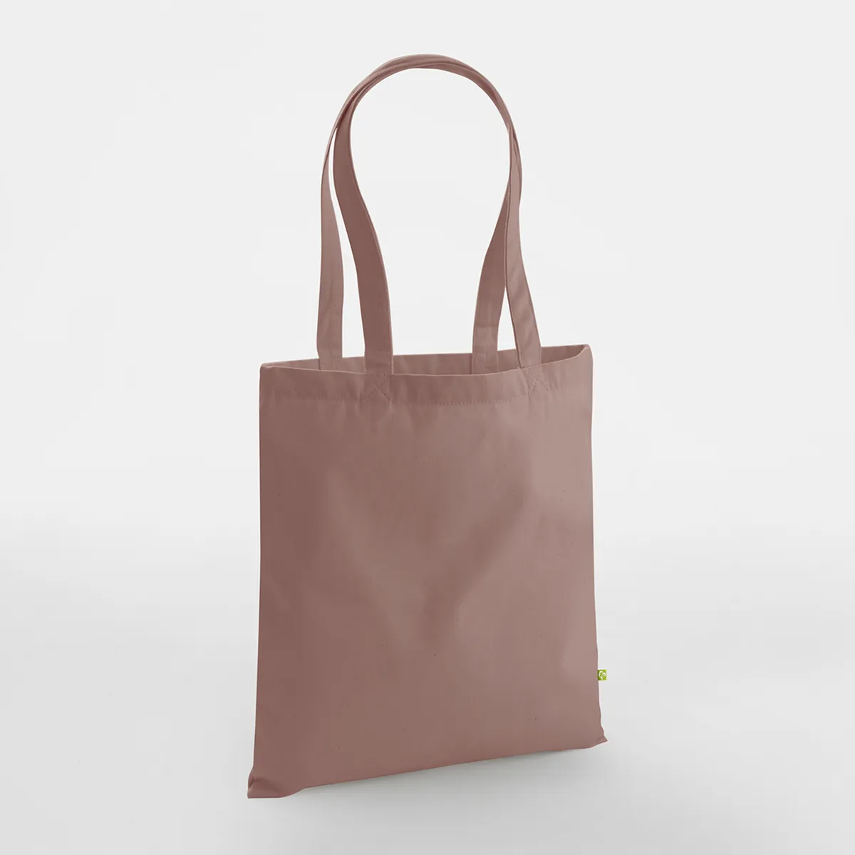 Tote bag coton bio coloris rose