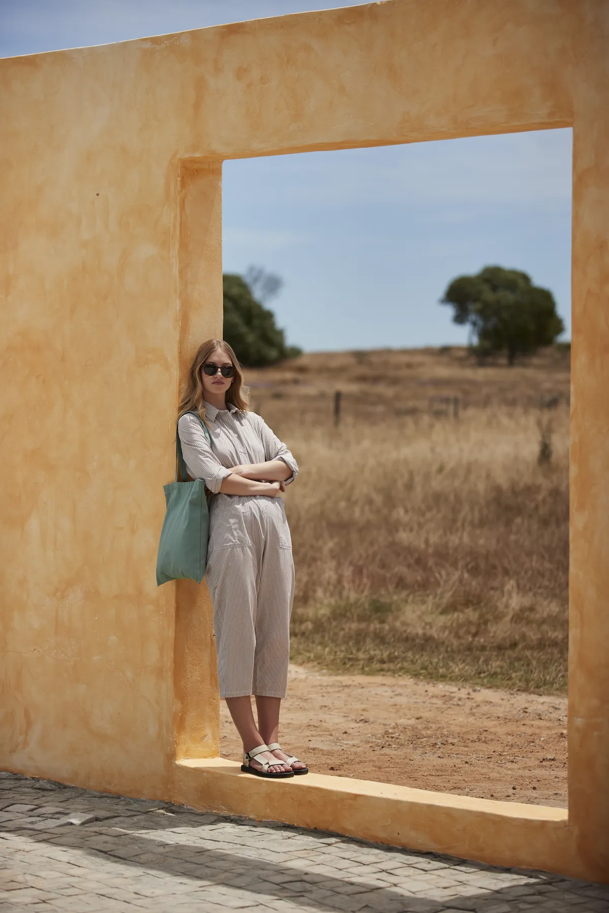 Tote bag coton bio en situation