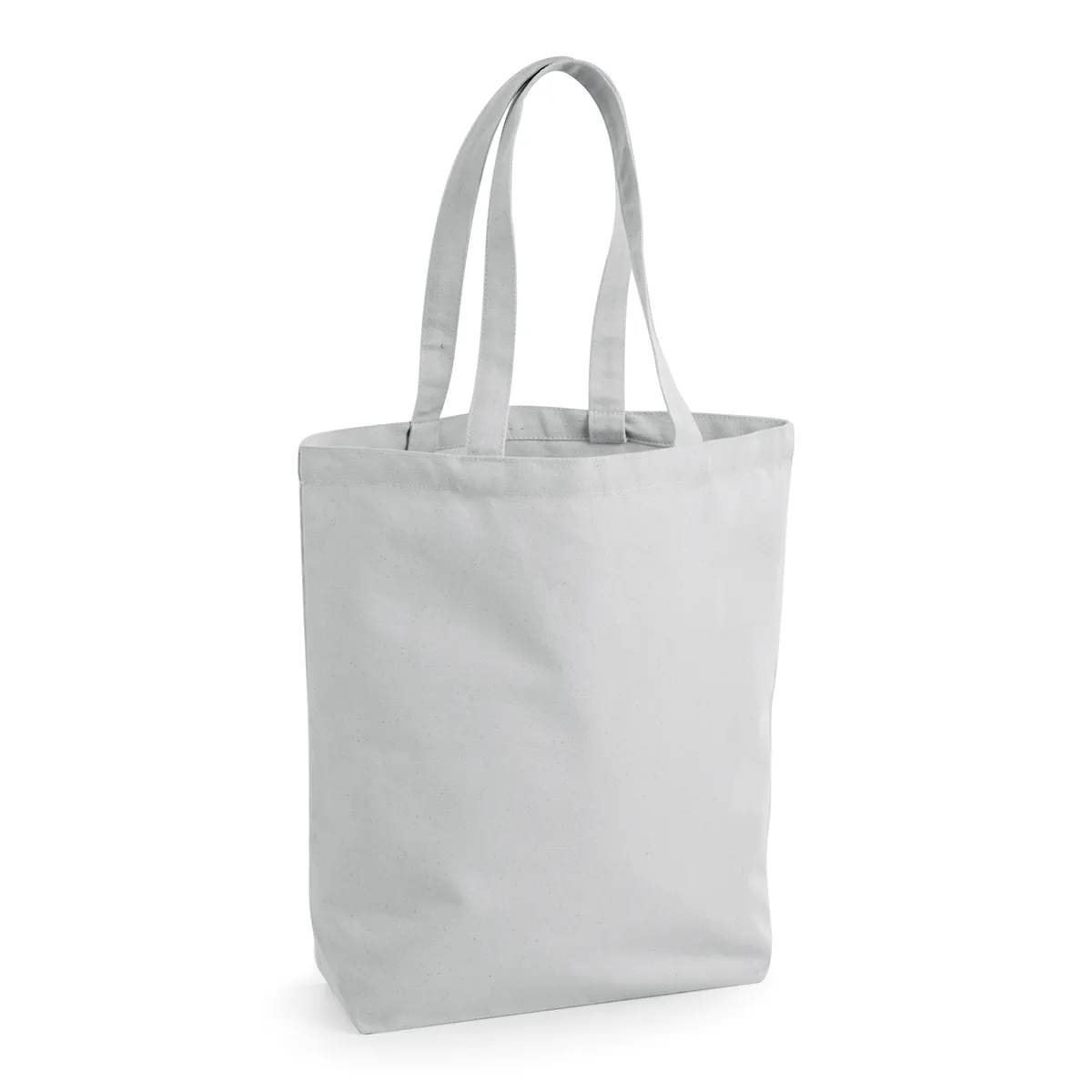 Tote bag équitable coloris gris clair