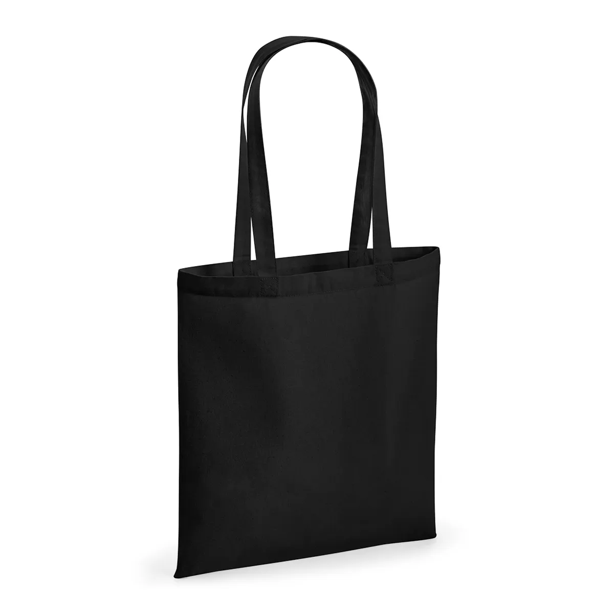 Tote bag en coton recyclé coloris noir