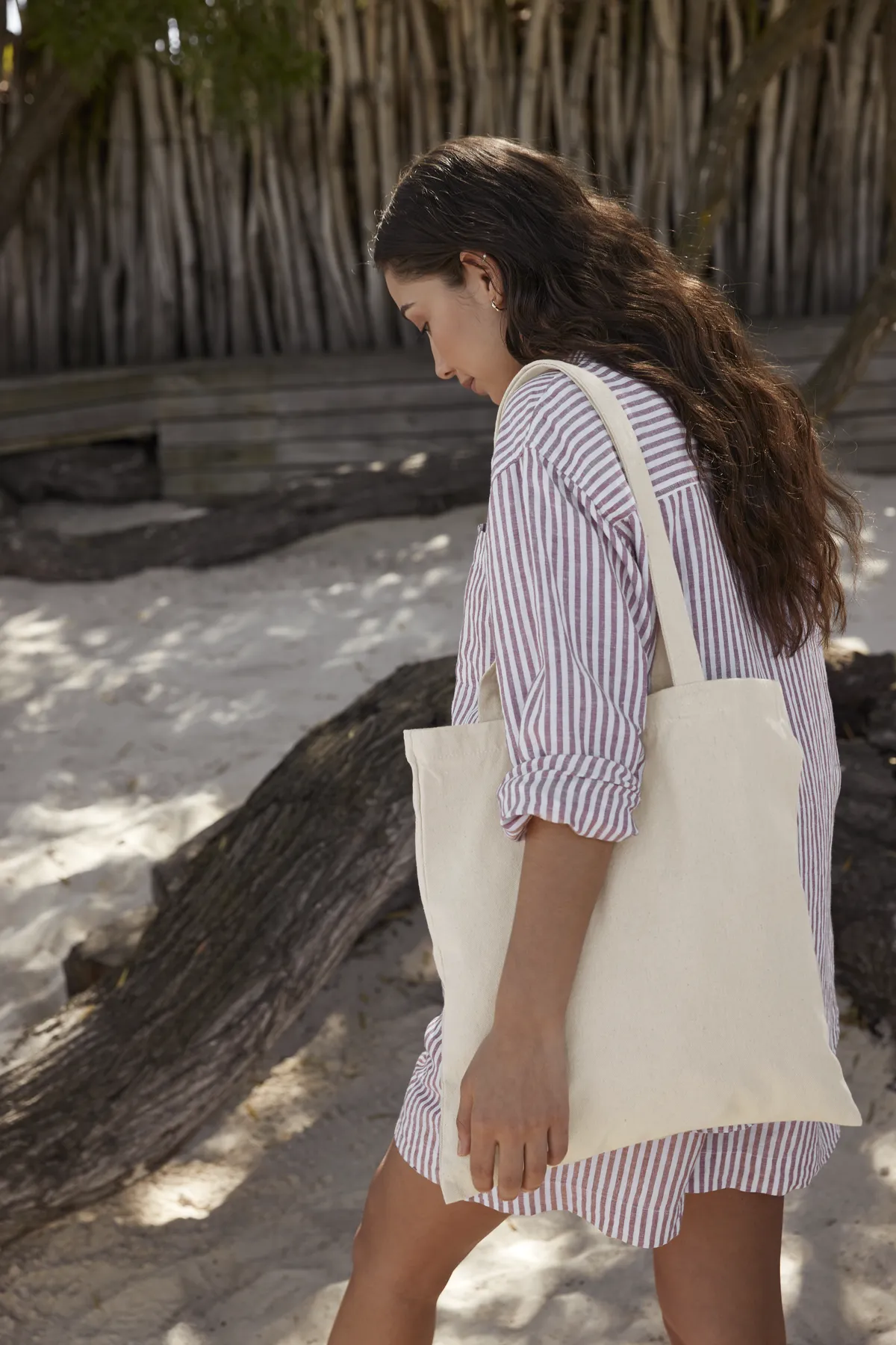 Tote bag en rPET en situation