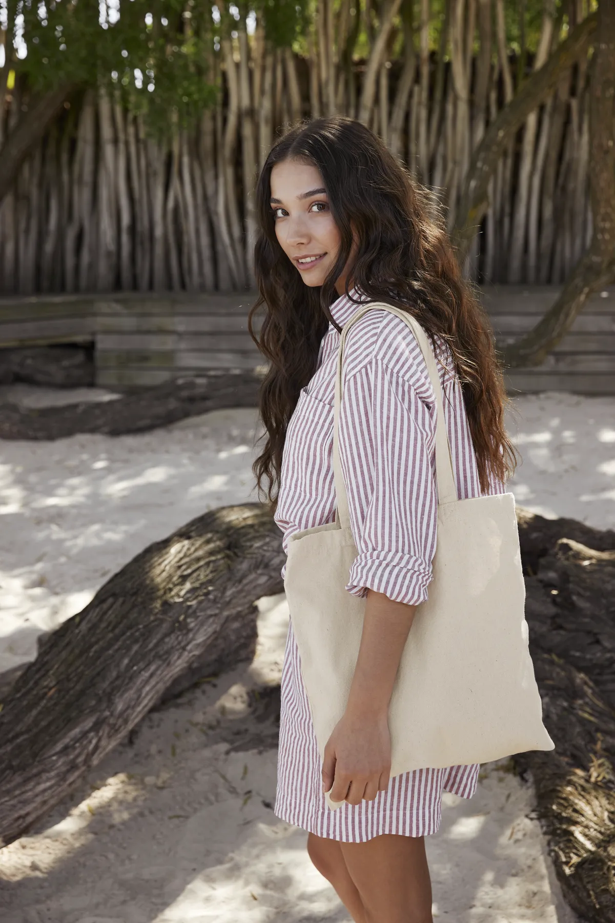 Tote bag en rPET en situation