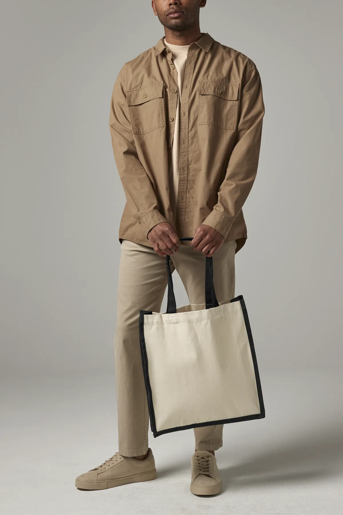 Tote bag en toile épaisse en situation